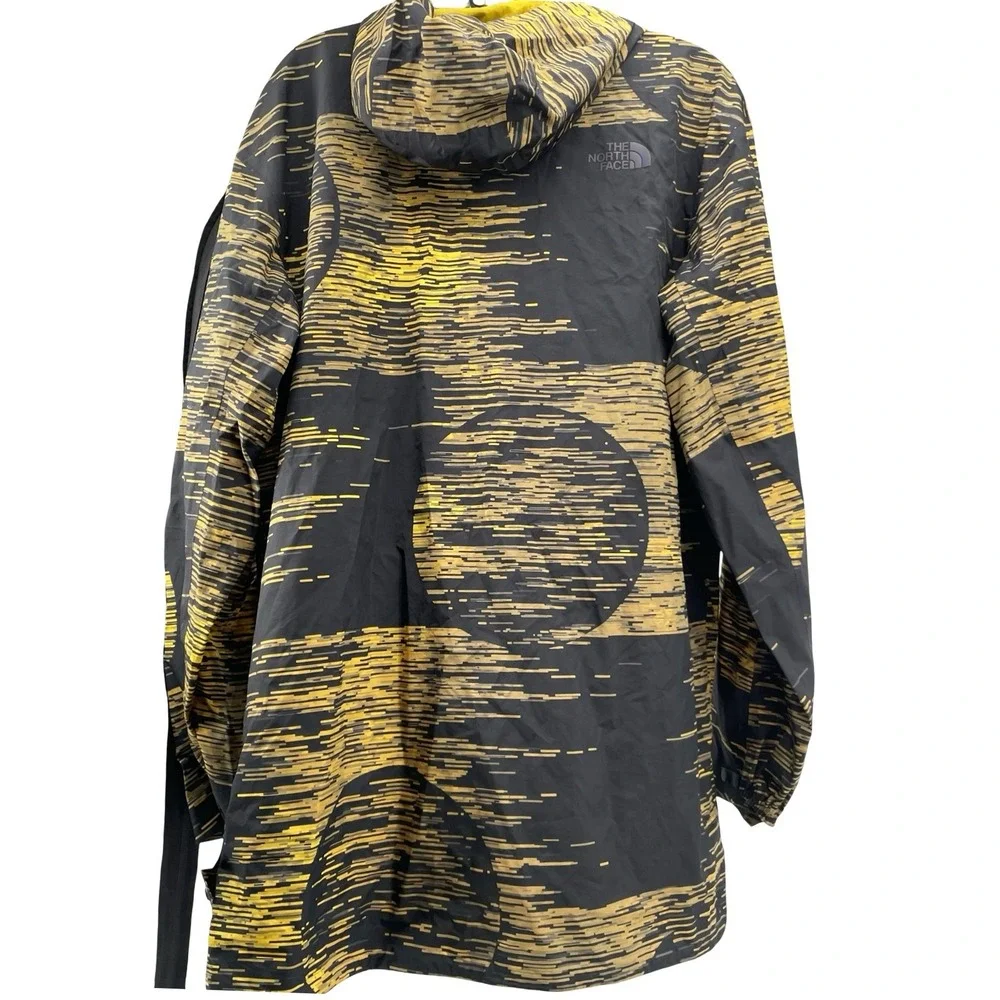 The North Face Anorak Windbreaker Pullover Small Black Yellow NWOT